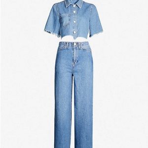 Free people size 10 denim set